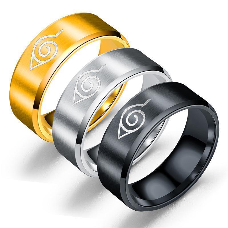 Titanium Steel Ring - Naruto Japanese-Korean Style Anime Merchandise Ring