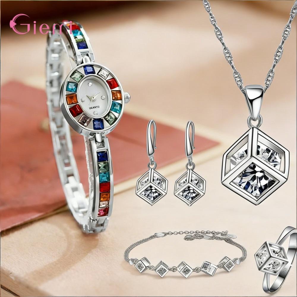 Pretty 925 Sterling Silver Geo - огляд і ціна Best Jewelry Watches For Women