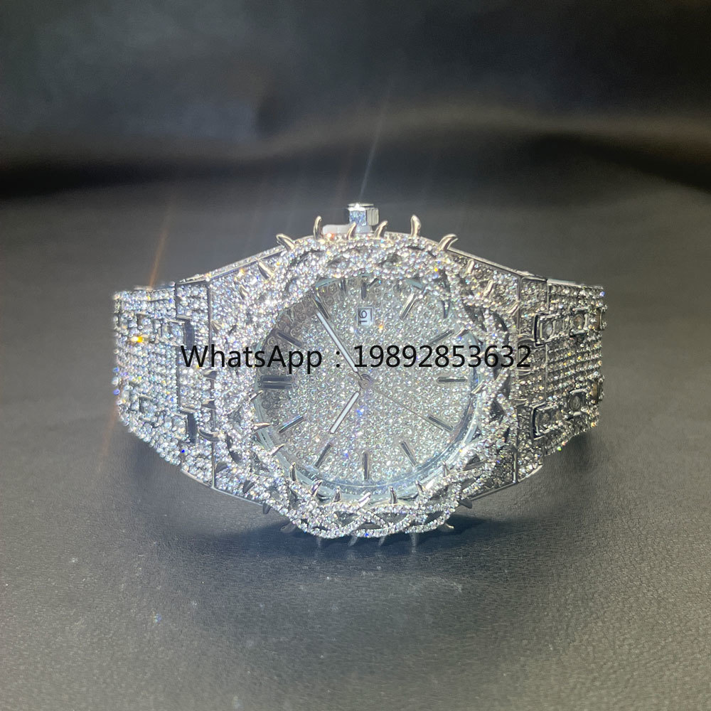 MISSFOX Hot Fashion Full Diamo - огляд і ціна Jewelry Watches For Men