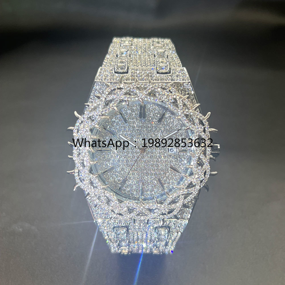 MISSFOX Hot Fashion Full Diamo - огляд і ціна Jewelry Watches For Men