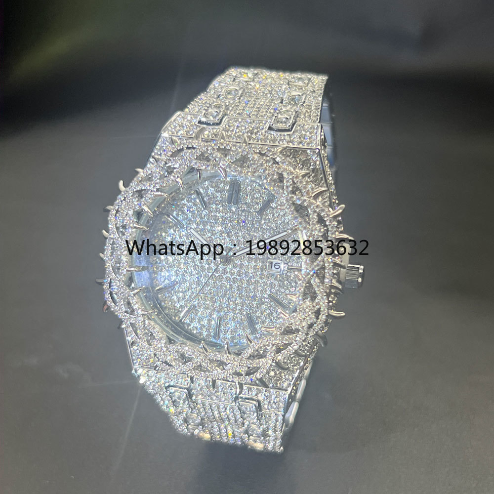 MISSFOX Hot Fashion Full Diamo - огляд і ціна Jewelry Watches For Men