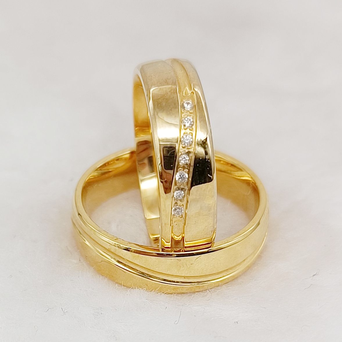 Western Shiny Lover's Couples  - огляд і ціна Titanium Steel Ring