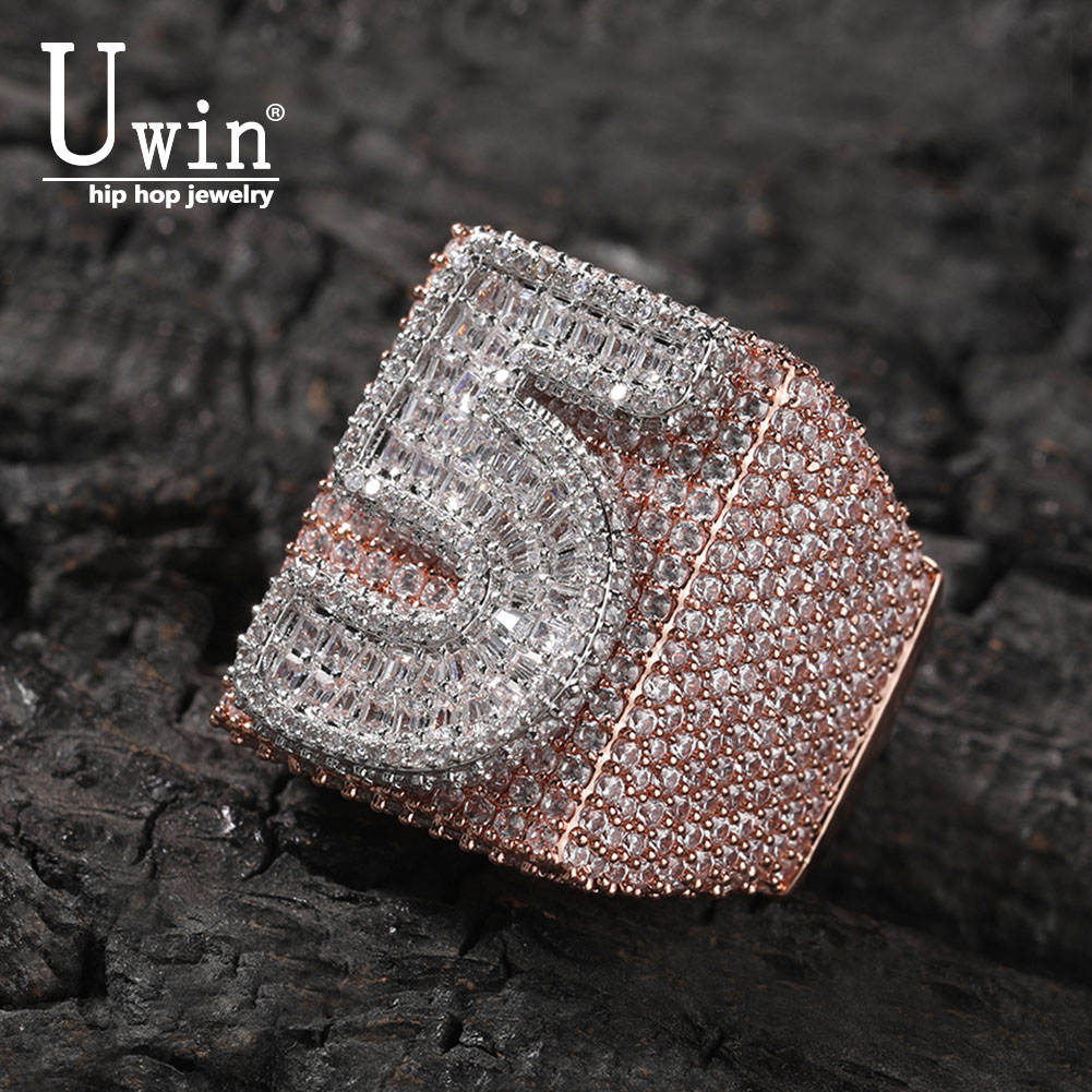 Uwin Big Square Custom Rings T - огляд і ціна Statement Cocktail Ring