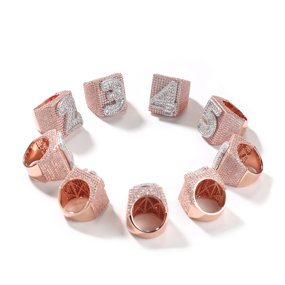 Uwin Big Square Custom Rings T - огляд і ціна Statement Cocktail Ring