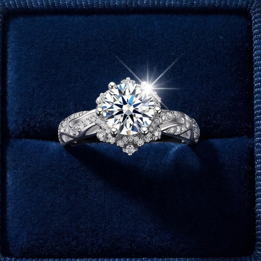 925 Sterling Silver Ring High  - огляд і ціна Statement Cocktail Ring