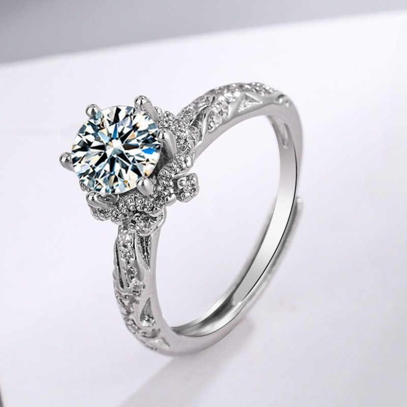 925 Sterling Silver Ring High  - огляд і ціна Statement Cocktail Ring