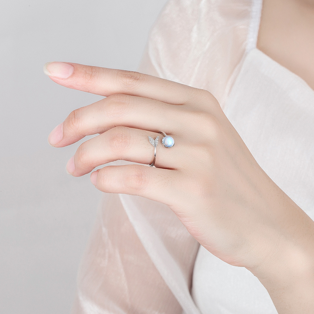 925 Sterling Silver Moonstone  - огляд і ціна Statement Cocktail Ring