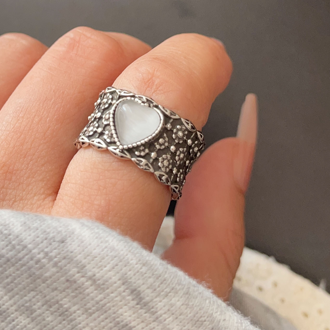 925 Sterling Silver Rings For  - огляд і ціна Statement Cocktail Ring