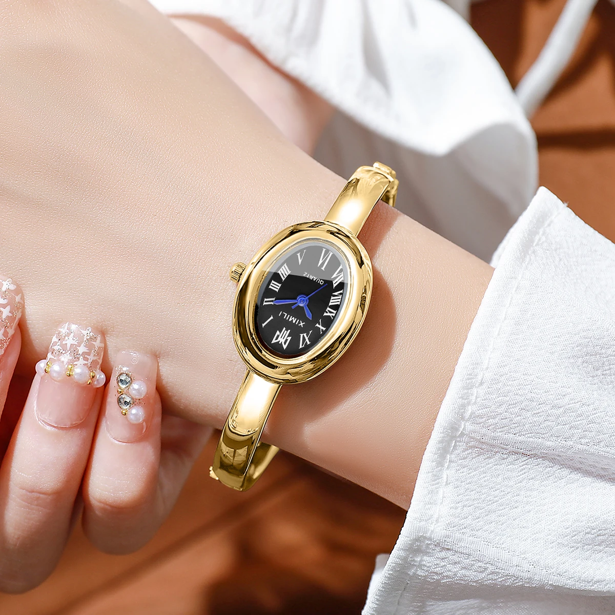 2026XIMILI Vintage Oval Bangle - огляд і ціна Jewelry Watches Vintage