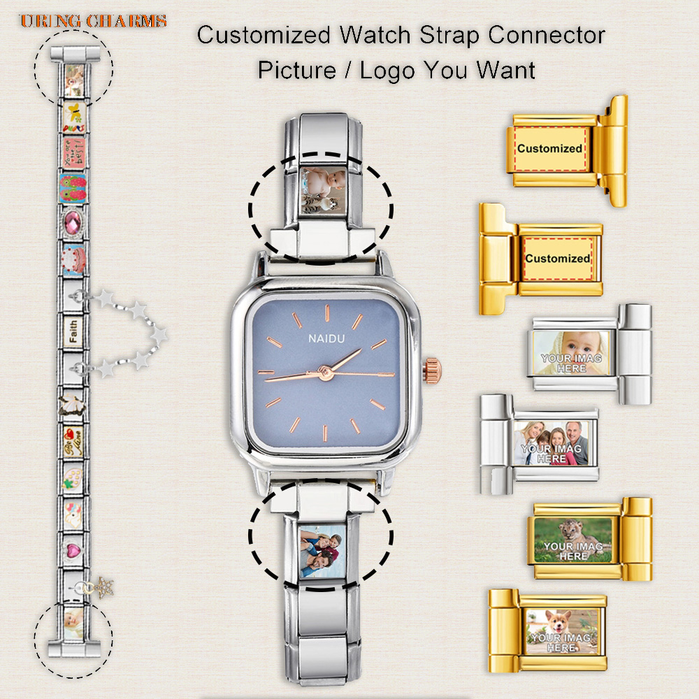 1 pair Picture Logo Customized - огляд і ціна Jewelry Watches For Men