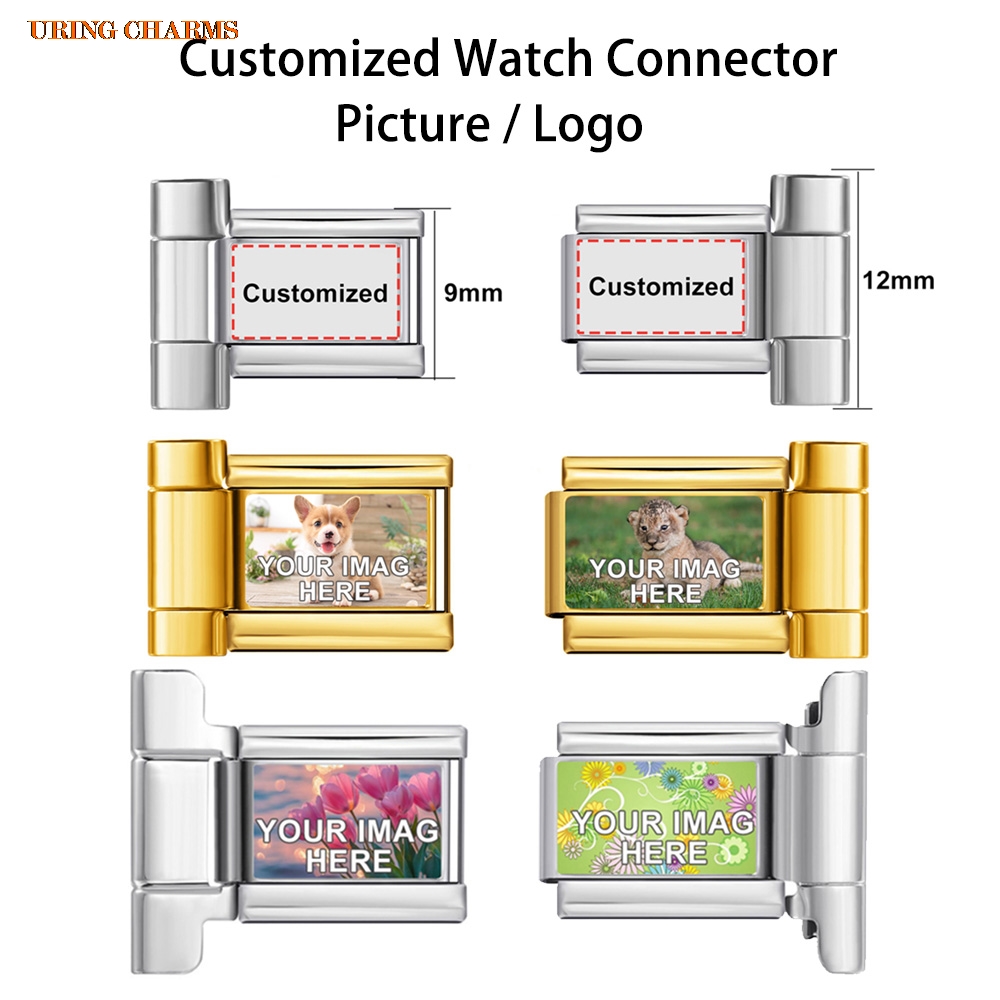 1 pair Picture Logo Customized - огляд і ціна Jewelry Watches For Men