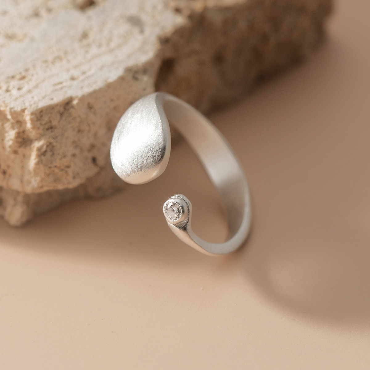 925 Sterling Silver Matte Fini - огляд і ціна Statement Cocktail Ring