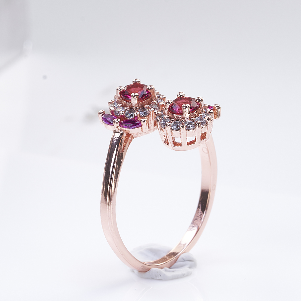 Ruby gemstone ring for charm l - огляд і ціна Statement Cocktail Ring