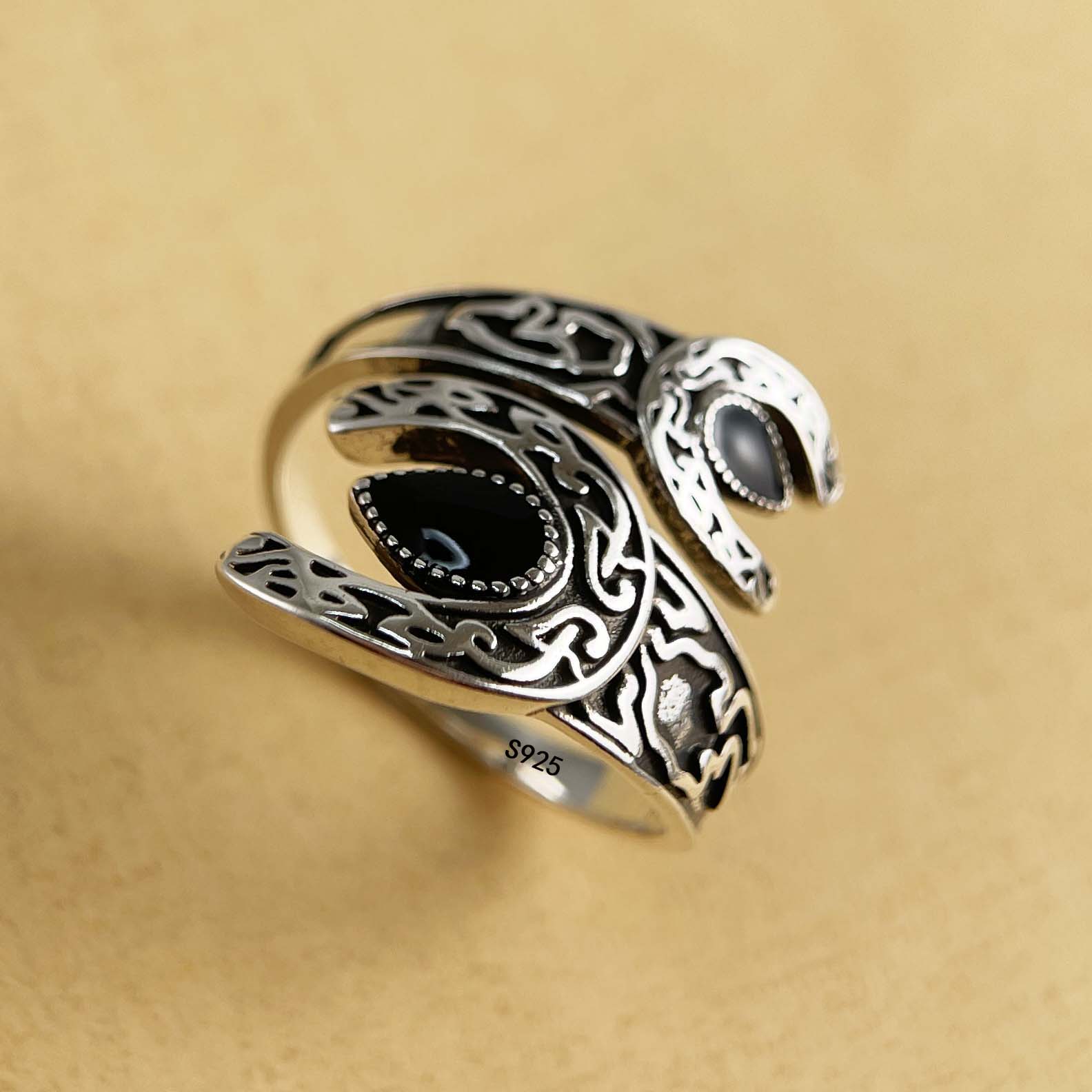 925 Sterling Silver Rings for  - огляд і ціна Statement Cocktail Ring